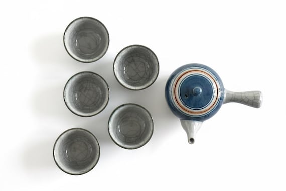 Japanese Imari Porcelain Sencha Tea Set