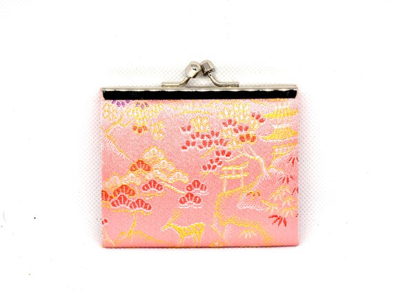 Nishijin-Ori Coin Purse Deer Motif