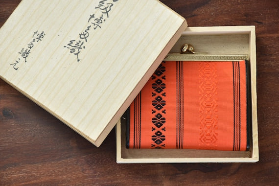 Hakata-Ori Red Wallet