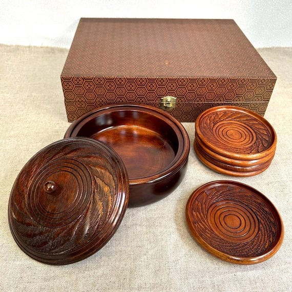 Wabi Sabi Urushi Lacquer Tea Set