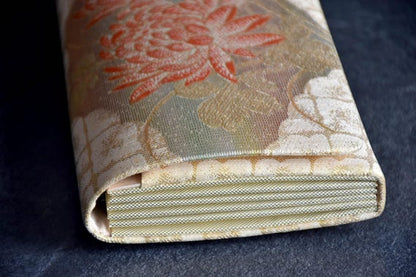 Gold Brocade Zori Sandals And Clutch Set