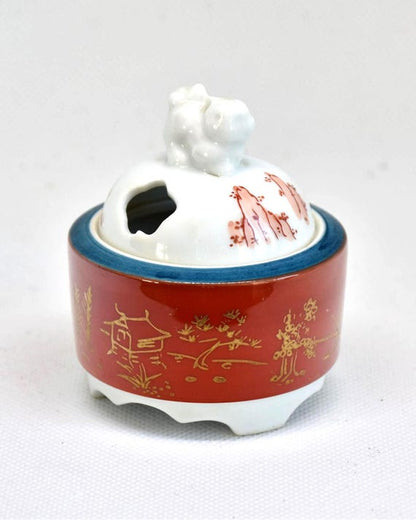 Arita Porcelain Koro With Gold Landscape