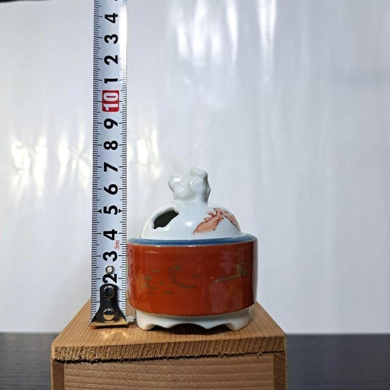 Arita Porcelain Koro With Gold Landscape