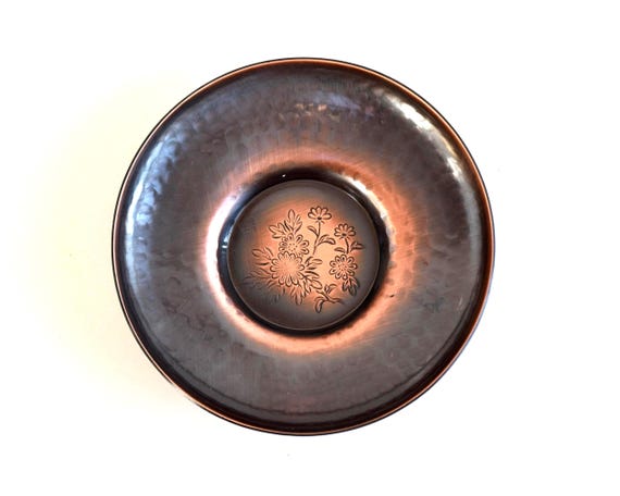 Pure Copper Shochikubai Tea Set