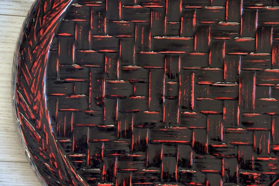 Rantai Lacquerware Tray & Chataku Set