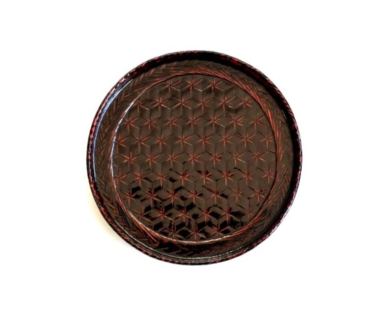 Rantai Lacquerware Tray & Chataku Set