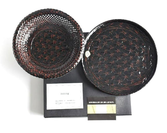 Rantai Lacquerware Tray And Bowl Set