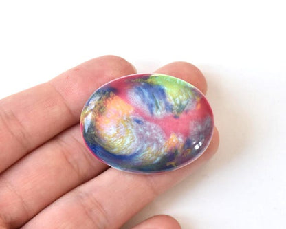 Kutani Ceramic Brooch