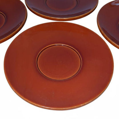 Japanese Urushi Lacquer Plates - Set Of 5