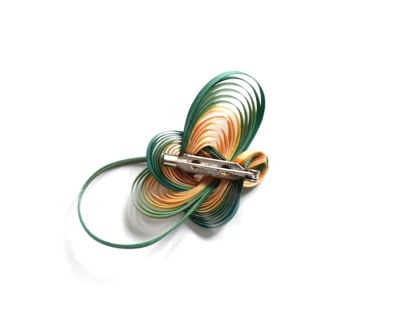 Woven Bamboo Brooch