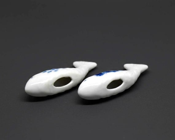 Japanese Porcelain Fish Chopstick Rests