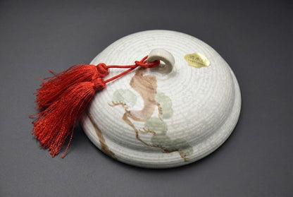Kiyomizu-Yaki Lidded Ceramic Box