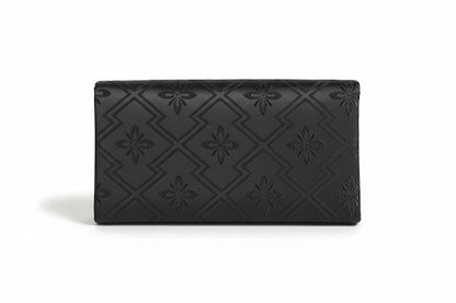 Black Zori Sandals And Clutch Set