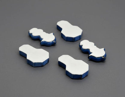 Arita-Yaki Porcelain Chopstick Rests Set Of 5 - Clock