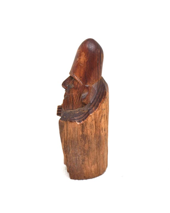 Fukurokuju Wooden Figure