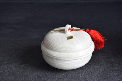 Kiyomizu-Yaki Lidded Ceramic Box