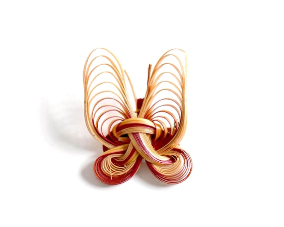 Handcrafted Bamboo Brooch