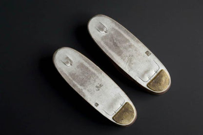 Japanese Zori Sandals Bronze Gold Platform