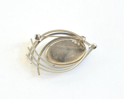 Kiyomizu-Yaki Porcelain Brooch Pendant