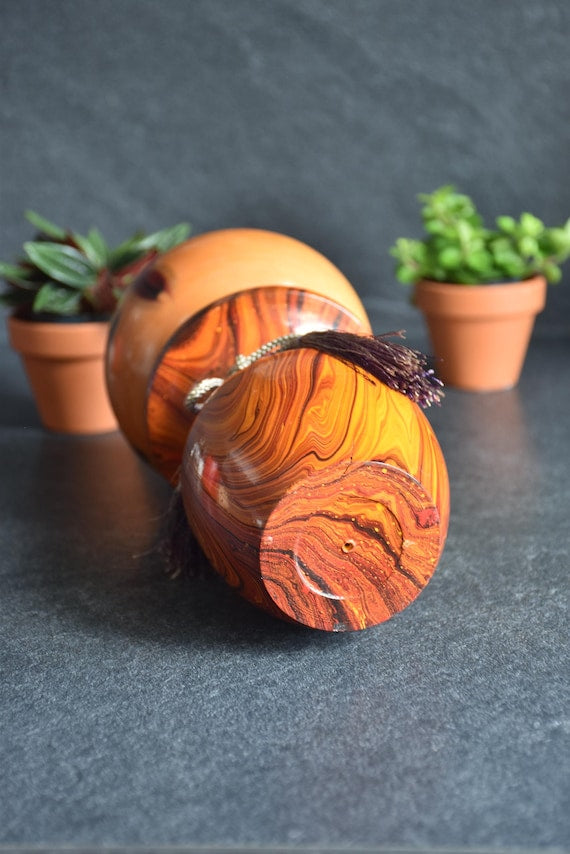Creative Kokeshi Doll With Lacquered Marble