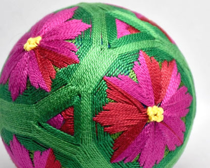 Japanese Temari Ball Folk Art Embroidery