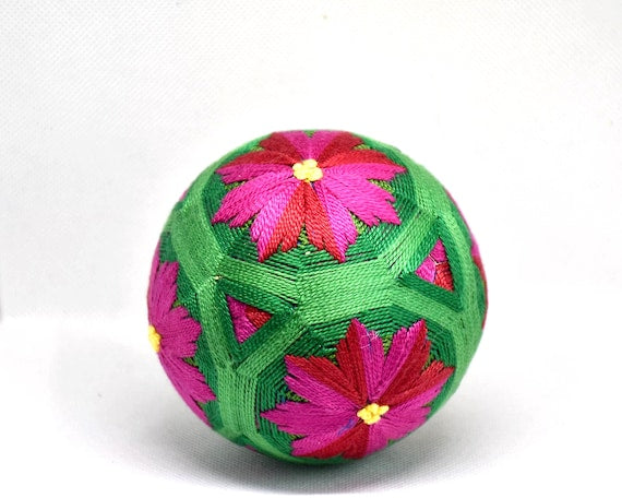Japanese Temari Ball Folk Art Embroidery