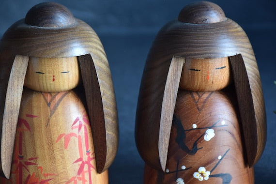 Daisuke Takeda Sho-Chiku-Bai Kokeshi Set