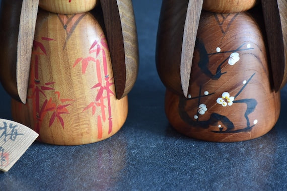 Daisuke Takeda Sho-Chiku-Bai Kokeshi Set