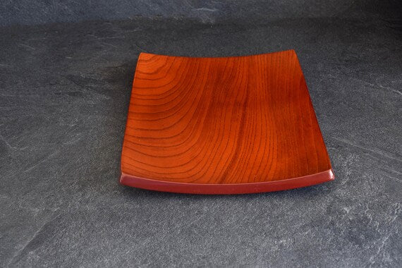 Keyaki Zelkova Wood Serving Tray