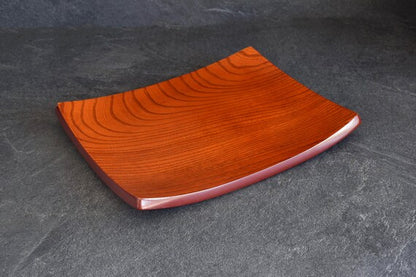 Keyaki Zelkova Wood Serving Tray
