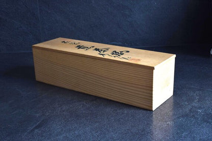 Japanese Kiribako Wooden Box With Calligraphy
