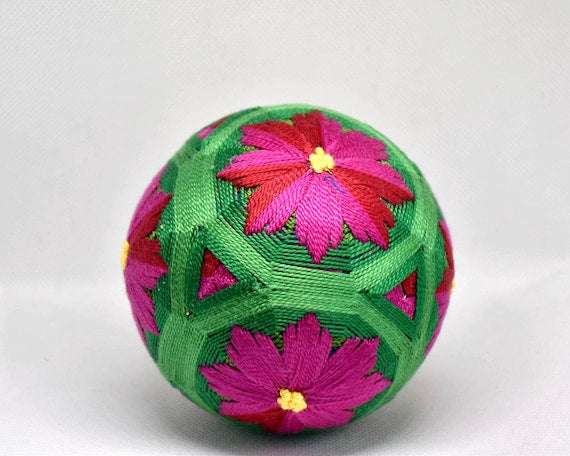 Japanese Temari Ball Folk Art Embroidery