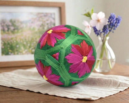 Japanese Temari Ball Folk Art Embroidery