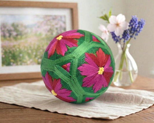 Japanese Temari Ball Folk Art Embroidery