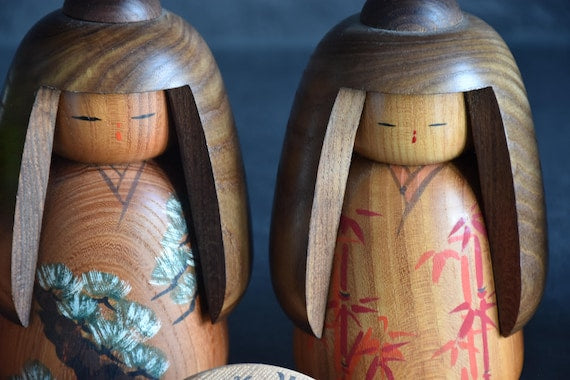Daisuke Takeda Sho-Chiku-Bai Kokeshi Set