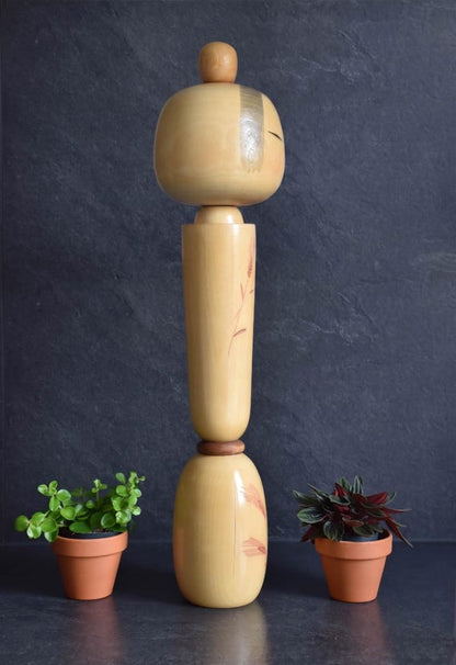 Sadao Kishi Spirit Of Wheat Kokeshi Doll