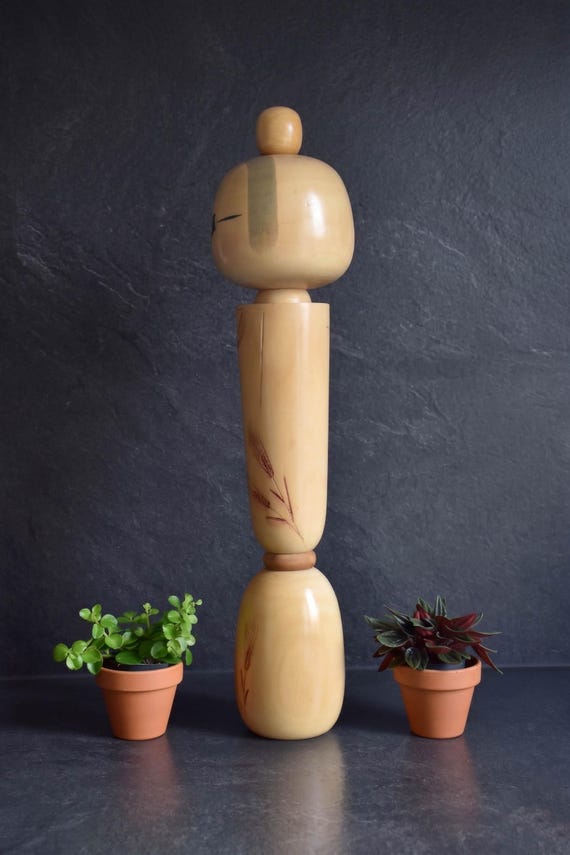 Sadao Kishi Spirit Of Wheat Kokeshi Doll