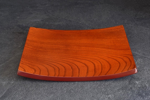 Keyaki Zelkova Wood Serving Tray