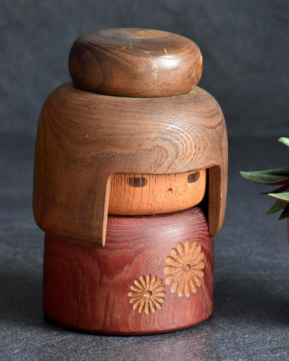 Sanpei Yamanaka Hanakotoba Kokeshi