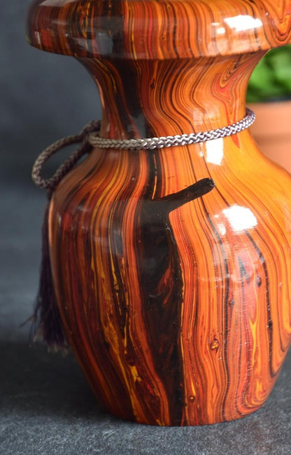 Creative Kokeshi Doll With Lacquered Marble
