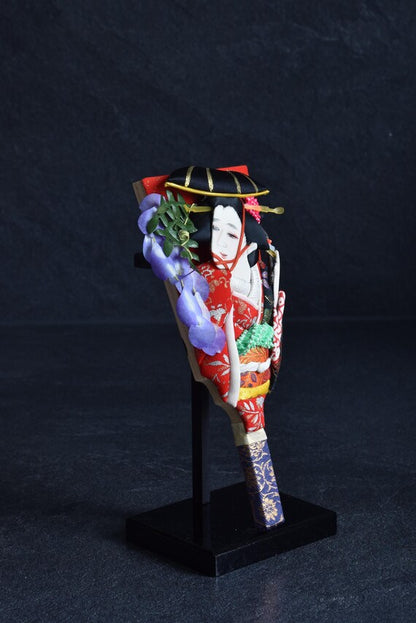 Hagoita Paddle With Kimono Doll