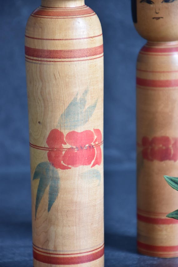 Zenji Sato Tsugaru Kokeshi Pair