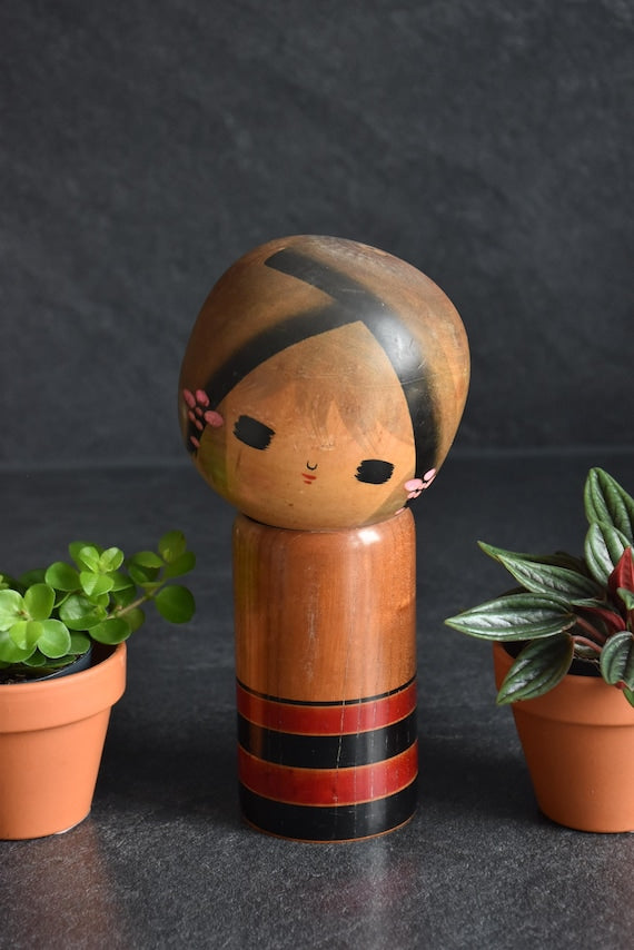 Sosaku Kokeshi By Takeshi Sato