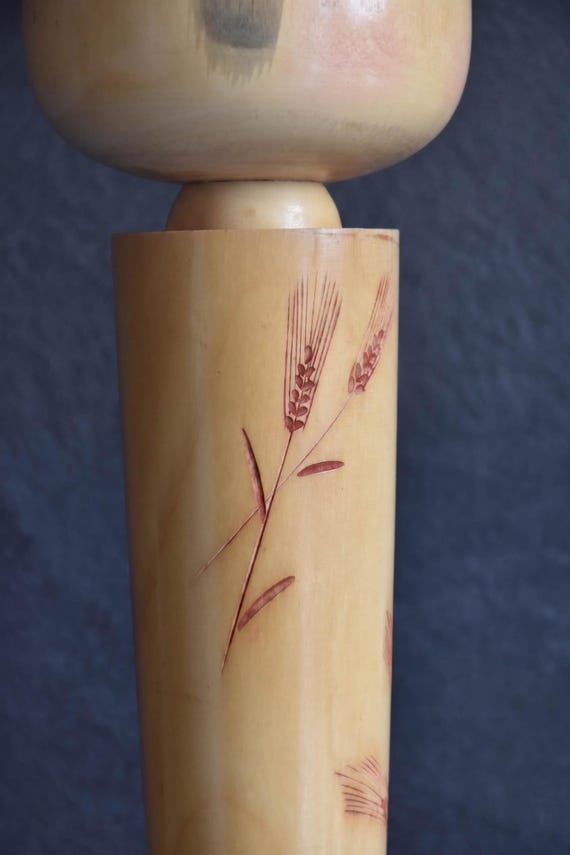 Sadao Kishi Spirit Of Wheat Kokeshi Doll