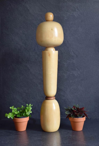 Sadao Kishi Spirit Of Wheat Kokeshi Doll