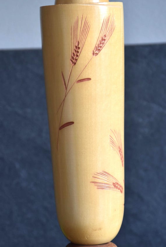 Sadao Kishi Spirit Of Wheat Kokeshi Doll