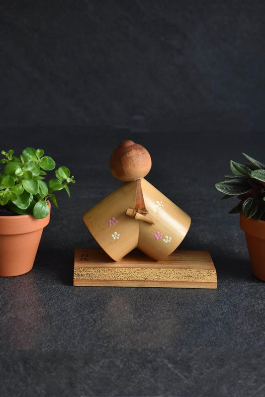 Goma-Dake Bamboo Kokeshi Figurine