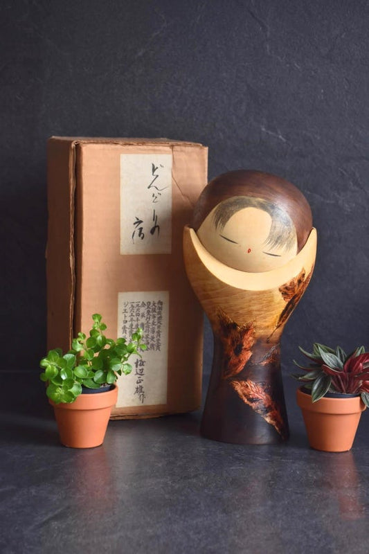 Masao Watanabe Kokeshi Doll 'Donguri no Yado'