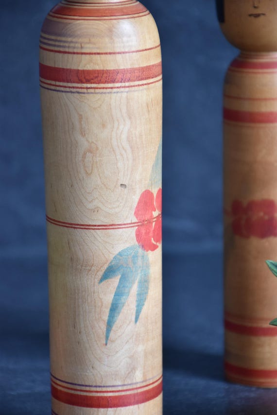 Zenji Sato Tsugaru Kokeshi Pair