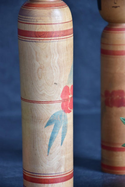 Zenji Sato Tsugaru Kokeshi Pair